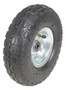 Vestil Pneumatic Wheel - 10 In. Diameter x 3-1/2 In. Width 5/8 In. Bearing - Black/Silver