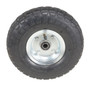 Vestil Pneumatic Wheel - 10 In. Diameter x 3-1/2 In. Width 5/8 In. Bearing - Black/Silver