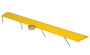 Vestil Plastic Speed Bump Asphalt Hardware - 72 In. x 10 In. x 2 In. - Yellow