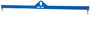 Vestil Steel Economy Spreader Beam - 120 In Length 1,000 lb - Blue