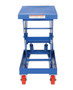 Vestil Steel Auto Hite Cart - 49-1/8 In. x 20-3/8 In. x 37-11/16 In. 500 lb - Blue