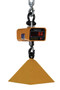 Vestil Steel Crane Scale - 8 In. x 7-5/8 In. x 14 In. 600 lb - Yellow