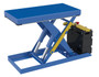 Vestil Steel Scissor Lift Table DC Power - 51-9/16 In. x 20-1/2 In. x 32 In. 2,500 lb - Blue