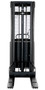 Vestil Steel Fixed Stacker with Powered Lift - 118 In. Raised Height 2,000 lb Black / - Yellow