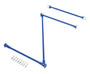 Vestil Steel Standard Cantilever Brace Set - 120 In. x 36 In. - Blue