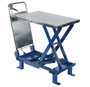 Vestil Steel Scissor Lift Table Foot Pump - 34-9/16 In. x 17-3/4 In. x 34-1/2 In. 400 lb - Blue