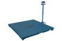 Vestil Steel Electronic Digital Floor Scale - 60 In. x 60 In. x 4-1/2 In. 10,000 lb - Blue