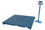Vestil Steel Electronic Digital Floor Scale - 60 In. x 60 In. x 4-1/2 In. 10,000 lb - Blue