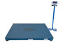Vestil Steel Electronic Digital Floor Scale - 60 In. x 60 In. x 4-1/2 In. 10,000 lb - Blue