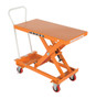 Vestil Steel Auto Hite Cart - 48-1/2 In. x 20-1/2 In. x 35-1/2 In. 800 lb - Orange