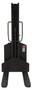 Vestil Steel Narrow Mast Stacker DC Powered - 63 In. Raised Height Fixed Forks 45-1/4 In. Fork Length 1,000 lb - Yellow