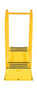Vestil Polyethylene Nestable with Hand and Back Rails - 2 Step 500 lb - Yellow