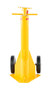 Vestil Steel Trailer Stabilizing Spin Top Jack - 26-7/8 In. x 17-5/8 In. x 39 In. 100,000 lb Static - Yellow