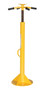 Vestil Steel Economy Stabilizing Jack with Flat Base - 16-11/16 In. x 16-11/16 In. x 44 In. 50,000 lb Static - Yellow