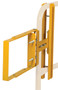 Vestil Steel Self-Closing Gate - 16 In. to 26 In. Opening - Yellow