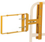 Vestil Steel Self-Closing Gate - 16 In. to 26 In. Opening - Yellow