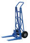 Vestil Steel Adjustable Fork Hand Truck - 32-3/16 In. x 20 In. x 49-1/16 In. 250 lb - Blue