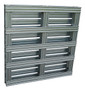 Vestil Galvanized Steel Pallet - 48 In. x 48 In. x 4-3/4 In. 8,000 lb Floor - Gray