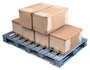 Vestil Galvanized Steel Pallet - 48 In. x 48 In. x 4-3/4 In. 8,000 lb Floor - Gray