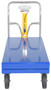 Vestil Steel Platform Truck with Scale - 53-7/8 In. x 24 In. x 40 In. 3,600 lb - Blue