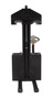 Vestil Steel Narrow Mast Stacker DC Powered - 62 In. Raised Height Fixed Fork 21 In. Fork Width 2,200 lb Black / - Yellow