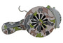 Vestil Steel Warning Siren Hand Crank Camouflage