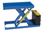 Vestil Steel Scissor Lift Table DC Power - 51-9/16 In. x 20-1/2 In. x 32 In. 1,000 lb - Blue