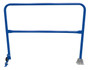 Vestil Steel Dock Safety Swing Gate - 5 Ft. Length - Blue