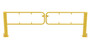 Vestil Steel Swivel Dock Gate Pair for - 10 Ft. Door - Yellow