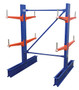 Vestil Steel Standard Cantilever Double Upright - 6 Ft. Height 24 In. Arm Use Length Set 15,400 lb - Blue
