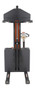 Vestil Steel Narrow Mast Stacker DC Powered - 62 In. Raised Height Fixed Fork 27 In. Fork Width 2,200 lb Black / - Yellow