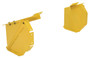 Vestil Retro Fit End Plates For Snow Plow Blade - Yellow