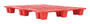 Vestil High Density Polyethylene Nestable Skid - 39-13/16 In. x 47-13/16 In. x 5-1/8 In. 3,300 lb - Red