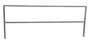 Vestil Aluminum Safety Handrail - 110-1/2 In. x 4 In. x 42 In. - Silver