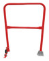 Vestil Steel Dock Safety Swing Gate - 3 Ft. Length - Red