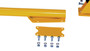 Vestil All Options Kit For - 1 Step Poly Step Stool Models - Yellow
