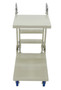 Vestil Steel Cantilever Stock Picker Truck - 41-3/8 In. x 20-1/2 In. x 40-7/8 In. 440 lb - White