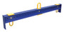 Vestil Steel Adjustable Spreader Beam - 104-1/2 In Length 8,000 lb - Blue