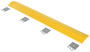 Vestil Plastic Speed Bump Glue Down Hardware - 72 In. x 10 In. x 2 In. - Yellow