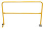 Vestil Steel Dock Safety Swing Gate - 6 Ft. Length - Yellow