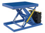 Vestil Steel Scissor Lift Table DC Power - 54-1/8 In. x 32-1/2 In. x 32 In. 2,000 lb - Blue