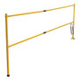 Vestil Steel Safety Lift Gate - 10 Ft. Lowered Gate Width - Yellow