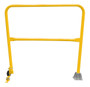 Vestil Steel Dock Safety Swing Gate - 4 Ft. Length - Yellow