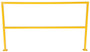 Vestil Steel Square Safety Handrail - 74-1/2 In. x 4 In. x 42 In. - Yellow