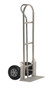 Vestil Stainless Steel Heavy Duty P-Handle Truck with Hard Rubber Wheels - 600 lb - Silver