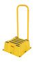 Vestil Polyethylene Nestable with Handrails - 1 Step 500 lb - Yellow