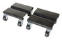 Vestil Steel Dolly Set - 2 Quantity 8 In. x 8 In. x 3-5/8 In. - Black