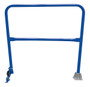 Vestil Steel Dock Safety Swing Gate - 4 Ft. Length - Blue