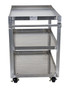 Vestil Aluminum Service Cart - 3 Shelves 42-5/16 In. x 27-15/16 In. x 41-3/4 In. 660 lb - Silver