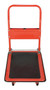 Vestil Steel Folding Handle Platform Truck - 29 In. x 19 In. x 10 In. 330 lb - Red